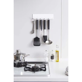 Yamazaki Industries 2437 Magnetic Kitchen Tool Hook, Plate, White