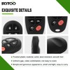 SCITOO Replacement fit for 1X6 Button Uncut Keyless Entry Option