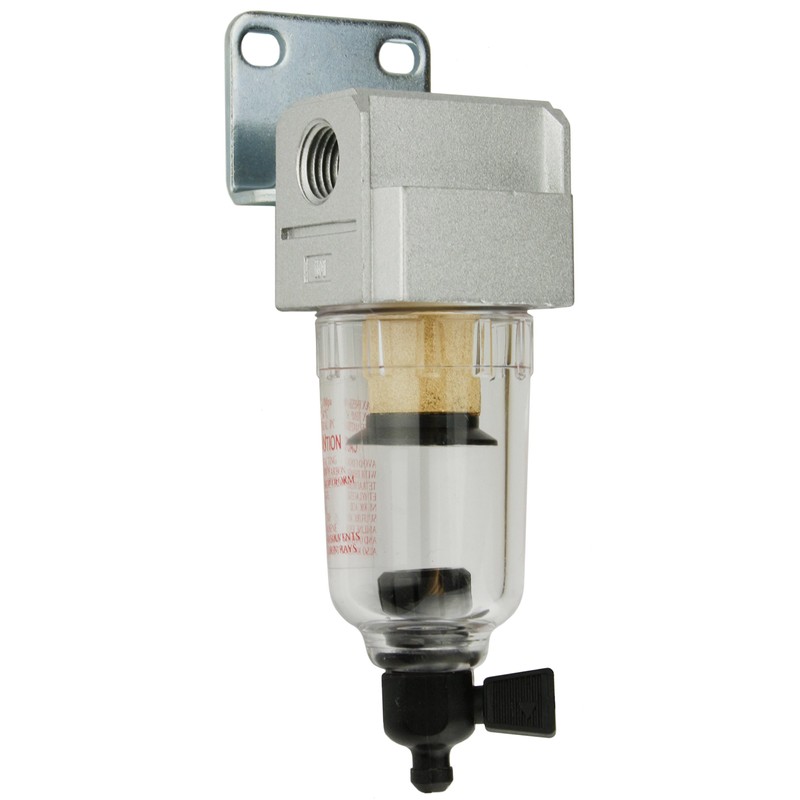 1/4" Compressed Air In Line Moisture / Water Filter Trap