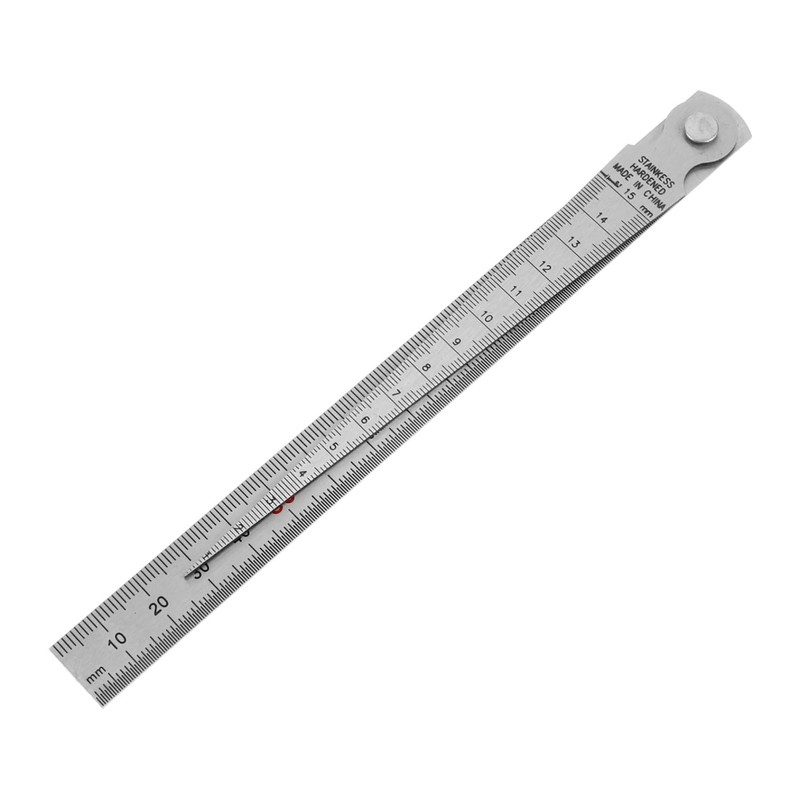 ULTECHNOVO 2sets Stainless Steel Gauge and Straight Ruler for Accurate