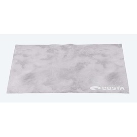 Costa Del Mar Costa 5x7 Recycled Microfiber Cleaning Cloth, Gray
