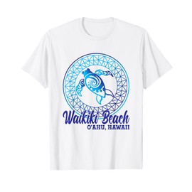 Waikiki Beach Souvenirs Oahu Save Sea Turtles Aloha State T-Shirt