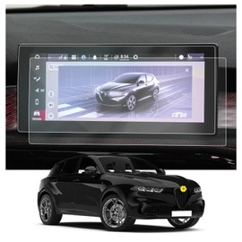 CDEFG Kompatibel mit Alfa Romeo Tonale 2022-2024, Navigation Schutzfolie Tonale 4H Kratzfest 10,25 Zoll GPS Displayschutzfolie Navi Folie Tonale Hybrid/Plug-in-Hybrid Zubehör 2 Stück (PET)