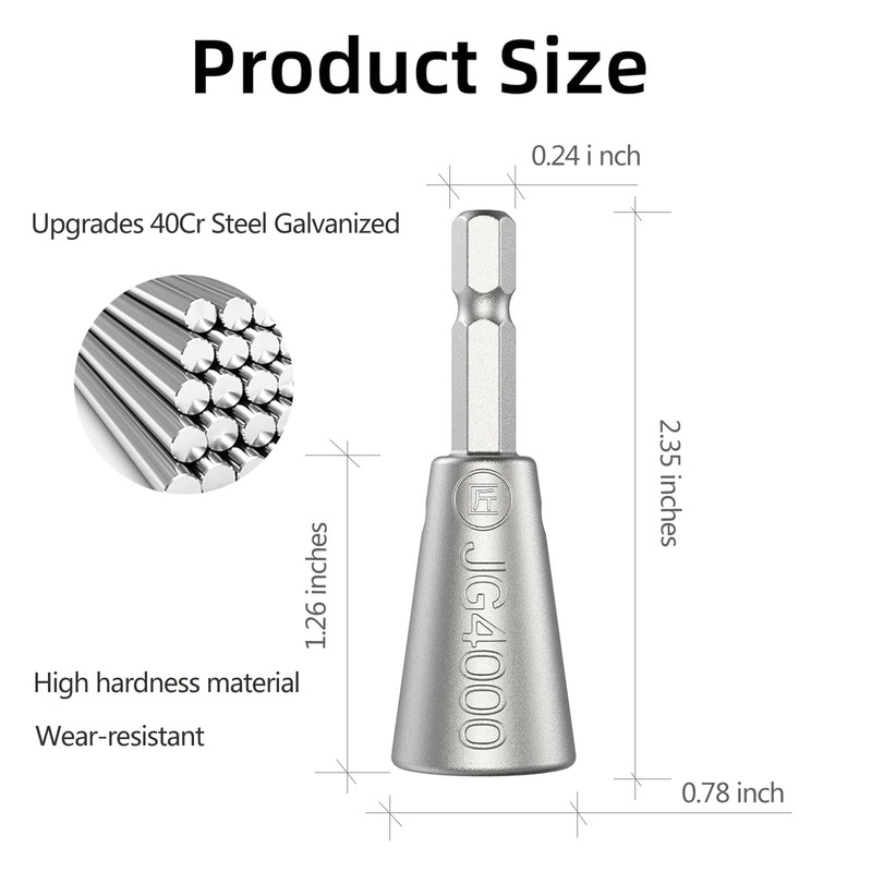 Wire Twister Tool for Drill, Premium Wire Nut Twister Connector,