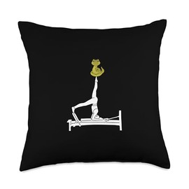 snake and reformer Pilates Lunar Year Of The Snake 2025 Throw Pillow