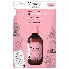 Vitaming V1 Moist Treatment Refill, 13.5 fl oz (400 ml), Tangerine & Jasmine Scent, Vitamin Treatment, Moisturizing