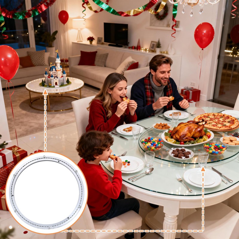 TamBee Lazy Susan Bearing 18 Inch - Heavy Duty Lazy