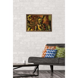 Five Nights at Freddy's - Springtrap 14x22 Poster - Bronze Framed Version