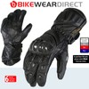 Texpeed Motorcycle Mens Leather Riding Gloves Motorbike Moped Biker Air