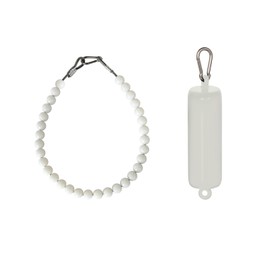 JRED Flagpole Retainer Ring 4 lb Counterweight Set, Double Eye Bolt Flag Weights for Bottom of Flags Outsidem, Poles Accessories for 7 Inch Diameter Pole, with 2 Carabiner