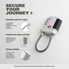 TSA Approved Combination Lock with Cable - Durable & Versatile