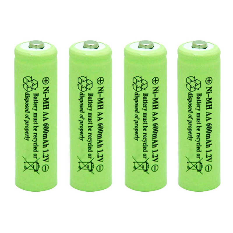 Ni-Mh AA 600mAh 1.2V Rechargeable Battery for Outdoor Solar Lights