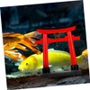 FUNOMOCYA Japanese Gate Model Micro Landscape Decor Fish Tank Accessory