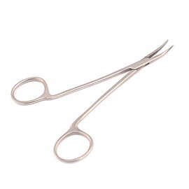 OdontoMed2011 Curved Non-Locking Hemostat Hair-Puller Forceps