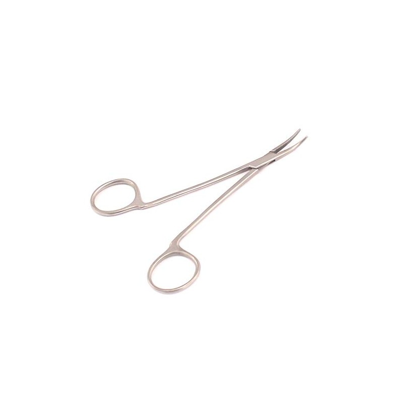 OdontoMed2011 Curved Non-Locking Hemostat Hair-Puller Forceps