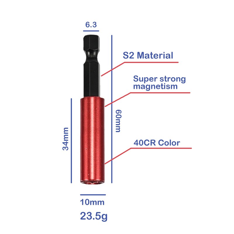 Wjelet 105 Degree Right Angle Drill Bit Adapter, 1/4'' Hex