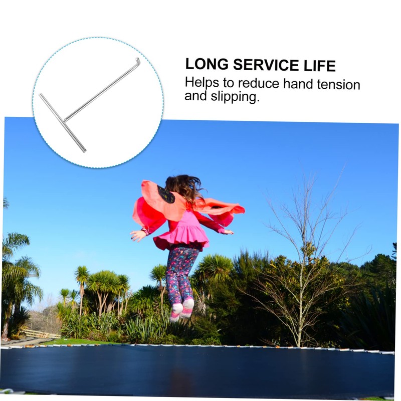 SUPVOX 10pcs Trampoline Spring Pull Tool Coated T-Hook for Easy