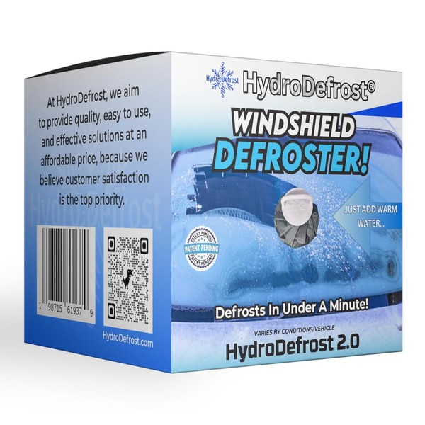HydroDefrost 2.0 Windshield Defroster - Rapid Frost and Ice Melter