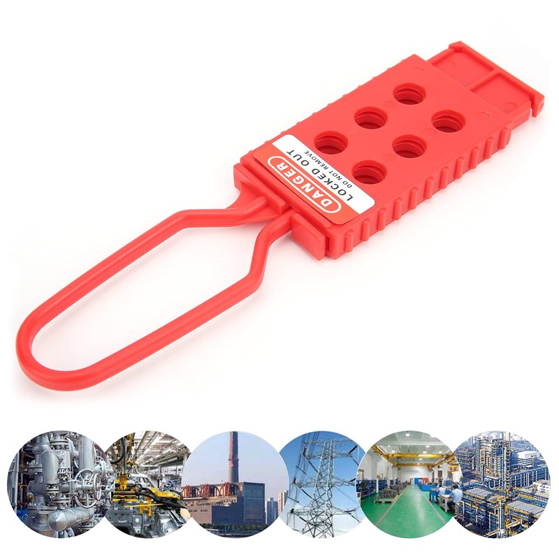 Set of 10 Safety Lock Hasp Insulating Nylon Padlock Hasp