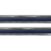 Vintage Style 5/8" Dark Blue & Chrome Side Body Trim
