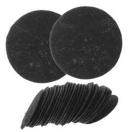 Gatuida 100Pcs Felt Circles for DIY Crafts Black Felt Fabric Sheets for Sewing and Patchwork Projects for Holiday Decorations and Creative Works