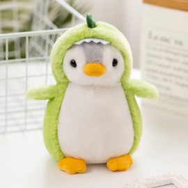 champracer Penguin Cuddly Toy Plush Toy Penguin Stuffed Toy Gift for Boys Girls (20 cm, Green)