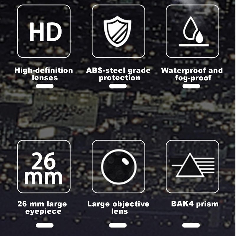 Monoculars for Adults - Camping Gadgets HD Portable Handheld Telescope,Small