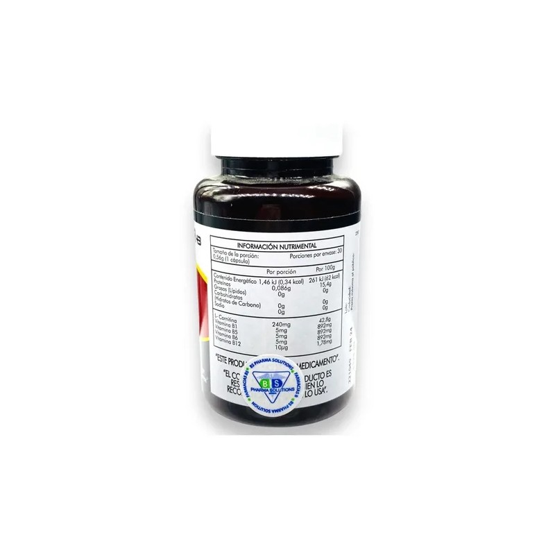 Carnitina + B Naturex C/30 / L-carnitina 500 Mg