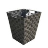 ARPAN Waste Paper Bin Grey Nylon Plastic Strong Square Storage