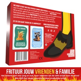 Burned Fried Potatoes Card Game 3rd Edition - German - Strategy, Speed & Addiction - Roast Your Opponents in this Interactive Battle Festival for the Family! - Luxury Packaging