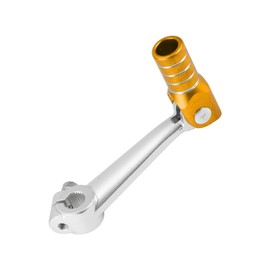 Partuto Folding Motorcycle Gear Shifter Lever for Bosuer M5 for Honda CRF TTR BBR YBR YZF 125 150 200 Pedal Shift Lever Arm Silver Tone Gold Tone