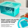 WENQING Silicone Freezer Tray with Lid 2 Pack Silicone Freezer
