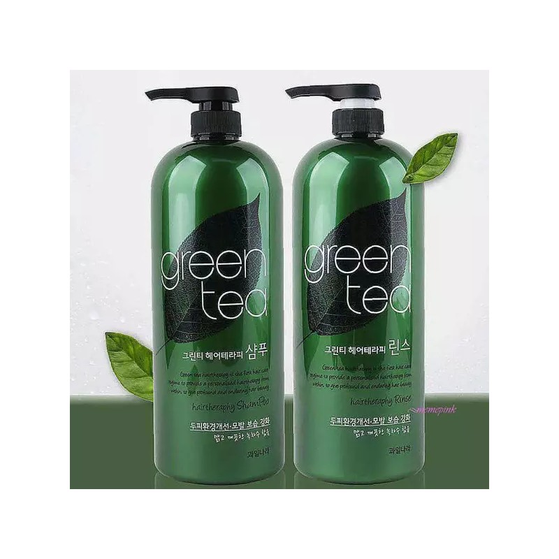 보습 녹차수함유 집중관리 강화 샴푸린스세트 모발ghi457 Hydrating Green Tea Intensive