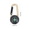 TEHAUX Compass, Keyring Scale, Compass, Compass, Compression, Fluorescent, Waterproof, Lightweight,