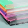FSSTUD 6 Pcs A4 Clear Punched Pockets Ring Binder File