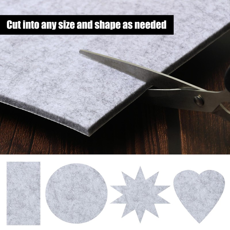 Hoappa 8-Pack Furniture Felt Pads 1/5" Thick Self-Stick Heavy Duty