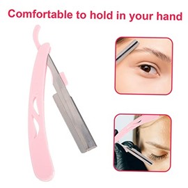 Stainless Steel Eyebrow Trimmer Set Personal Brow Grooming Kit for Men Women