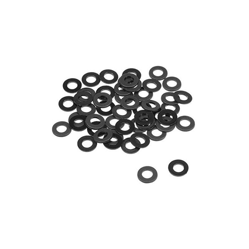 uxcell Nylon Flat Washers 10mm OD 5mm ID 1mm Thickness