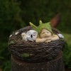 Top Collection 4202 Sleeping Fairy Baby with Owl in Nest