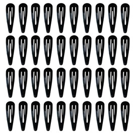 Generic 36pcs of Black Hair Clips for Women Thick Hair Non Slip Snap Hair Clips Double Grip Hair Clips Metal Hair Barrettes for Women & Girls