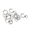 10Pcs Parrot Foot Ring, Anti Erosion Stainless Steel Birds Training