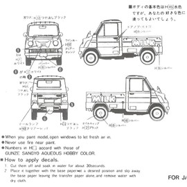 Micro Ace 1/32 Owners Club '63 Honda T360 Plastic Model No. 22