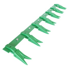 GarveeLife Bucket Tooth Bar for Sub-Compact Tractor，53" Heavy Duty Tractor Bucket Teeth Fits Bucket Cutting Edges Sized 1/2" or Less with No Drilling Required，Green