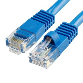 Installers-Choice 3ft Cat6 Patch Cord Cable 500mhz Ethernet Internet Network LAN RJ45 UTP Blue US