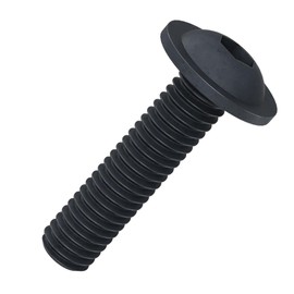 Accu - M6 x 35mm Socket Flanged Button Screws - High Tensile Steel (10.9) (Pack of 50)