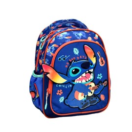 mybagstory - Backpack for Girls Stitch - Children - School - Nursery - Nursery - School Bag - Adjustable Straps - Gift Idea - 30 cm - Blue, Stitch - Blue, Enfant, Stitch - Blue