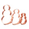 3 4 and 5 inch Snowmen Set Simple Snowman Family