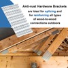 MOZCORN 20 Pack Truss Plates 4x6 Inch, Pronged Truss Mending