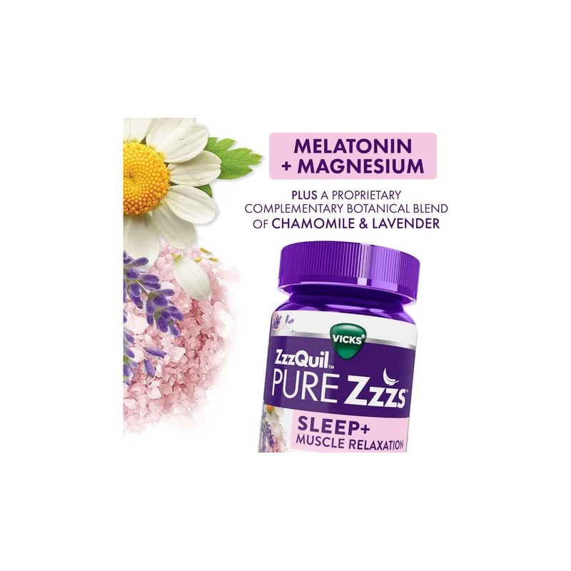Zzzquil Gomitas Dormir Melatonina Magnesio Contenido