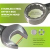 WEDO Stainless Steel Wrench Combination Open End 12 Points Box,